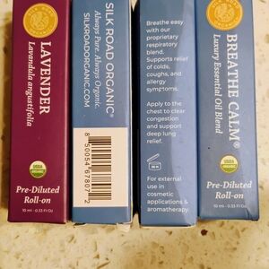 Lavender and Breathe Calm Roll-On Set